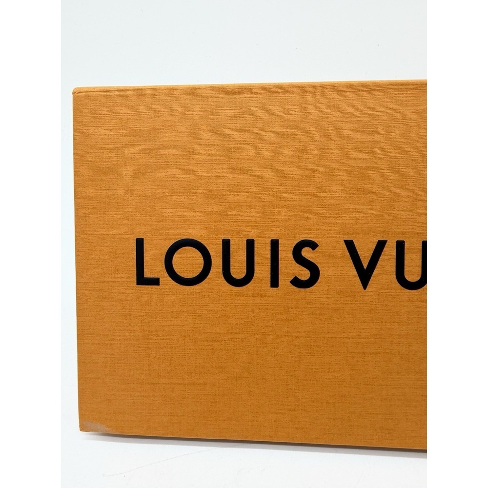Authentic Louis Vuitton Empty Magnetic Gift Box Small Orange LV Storage 10" - Picture 3 of 11